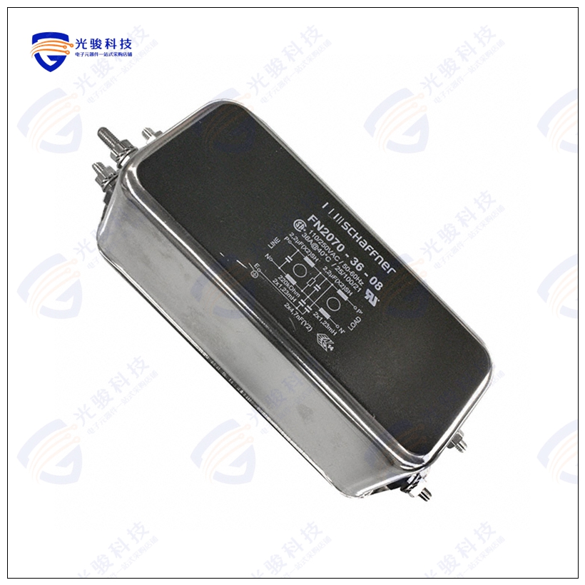 FN2070-36-08 滤波器LINE FILTER 110V/250VAC 36A CHAS