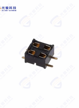 91596-004TRLF《CONN RCPT 4POS 0.079 GOLD SMD》