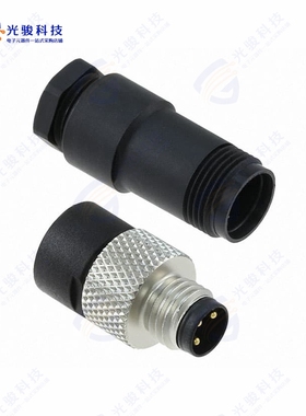 1200910004《CONN RCPT MALE 3POS GOLD SOLDER》