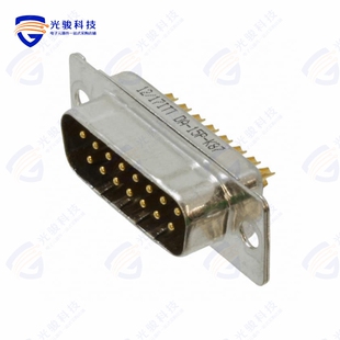 K87 15P SUB CONN PLUG PNL MNT 15POS