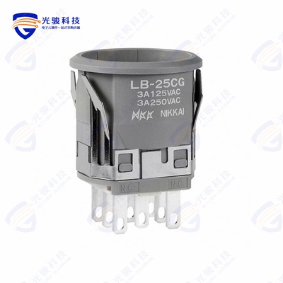 LB25CGW01/UC 《SWITCH PUSHBUTTON DPDT 3A 125V》