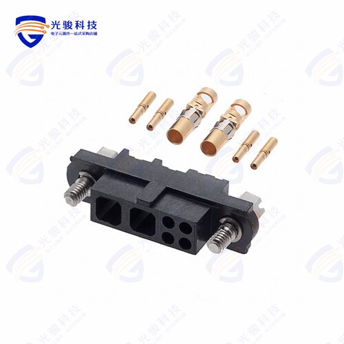 M80-4C10405F1-02-325-00-000《CONN+RCPT+6P+CRIMP+24-28AWG+GOL