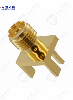 132410-10《CONN SMA RCPT STR 50OHM EDGE MNT》