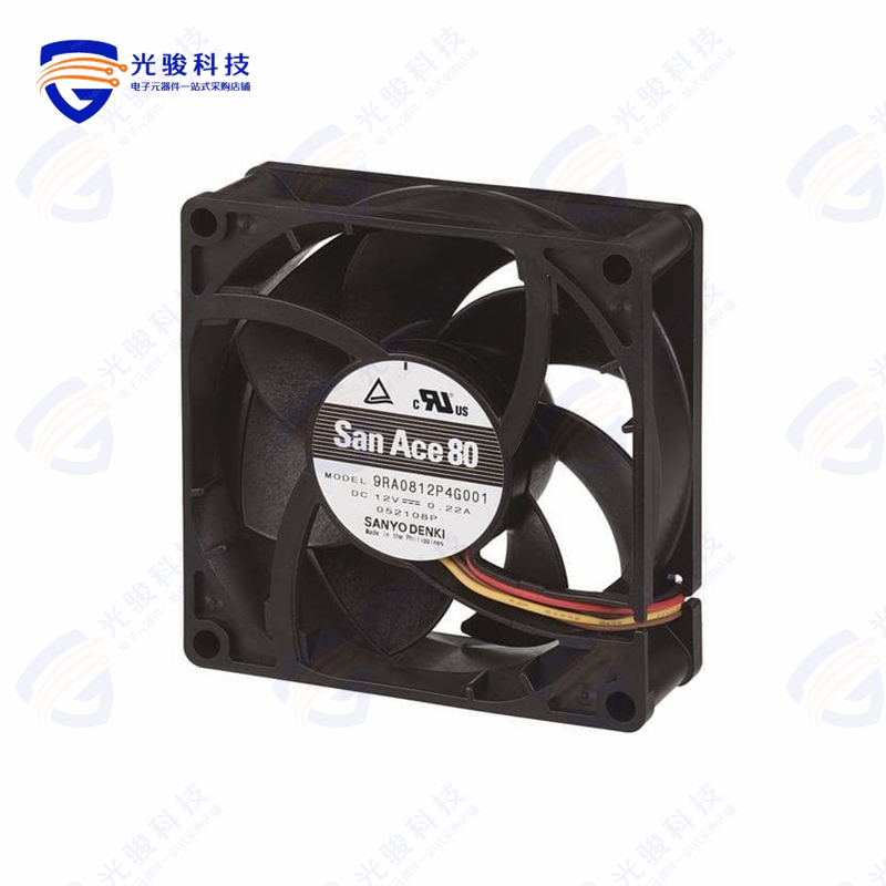 9RA0812M40011《80X25MM, DC 12V, LOW NOISE, RBLS》
