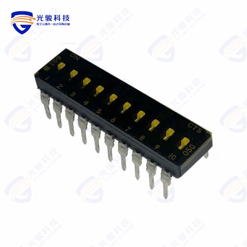 209-10LPST 《SWITCH SLIDE DIP SPST 100MA 20V》