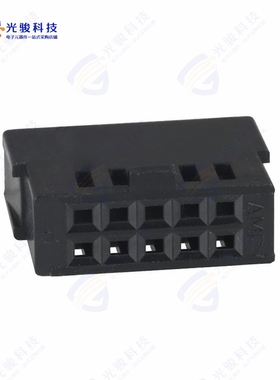 487223-1《CONN FFC RCPT HSG 10POS 2.54MM》