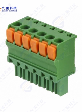 1986722-6《TERM BLOCK PLUG 6POS STR 3.81MM》