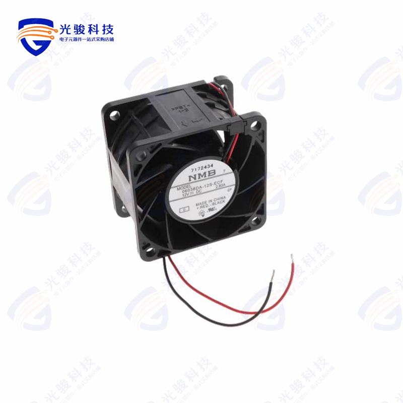 06038DA-12S-EC-F0《FAN AXIAL 60X38MM 12VDC WIRE》