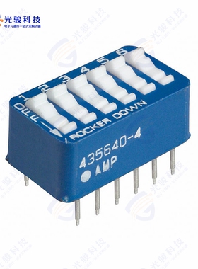5435640-4 《SWITCH ROCKER DIP SPST 60MA 5V》
