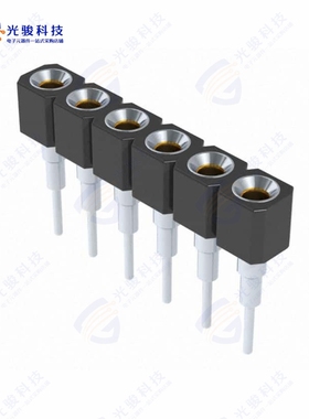 316-93-106-41-006000《CONN SOCKET 6POS 0.1 GOLD PCB》