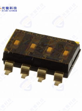 1825006-8 《SWITCH SLIDE DIP SPST 25MA 24V》