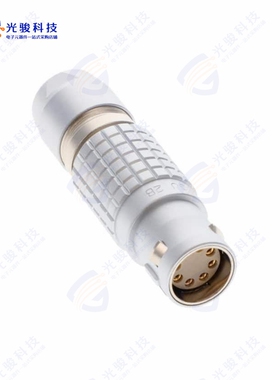 FGJ.2B.308.CLLD72Z《CONN PLUG FMALE 8P GOLD SLDR CUP》