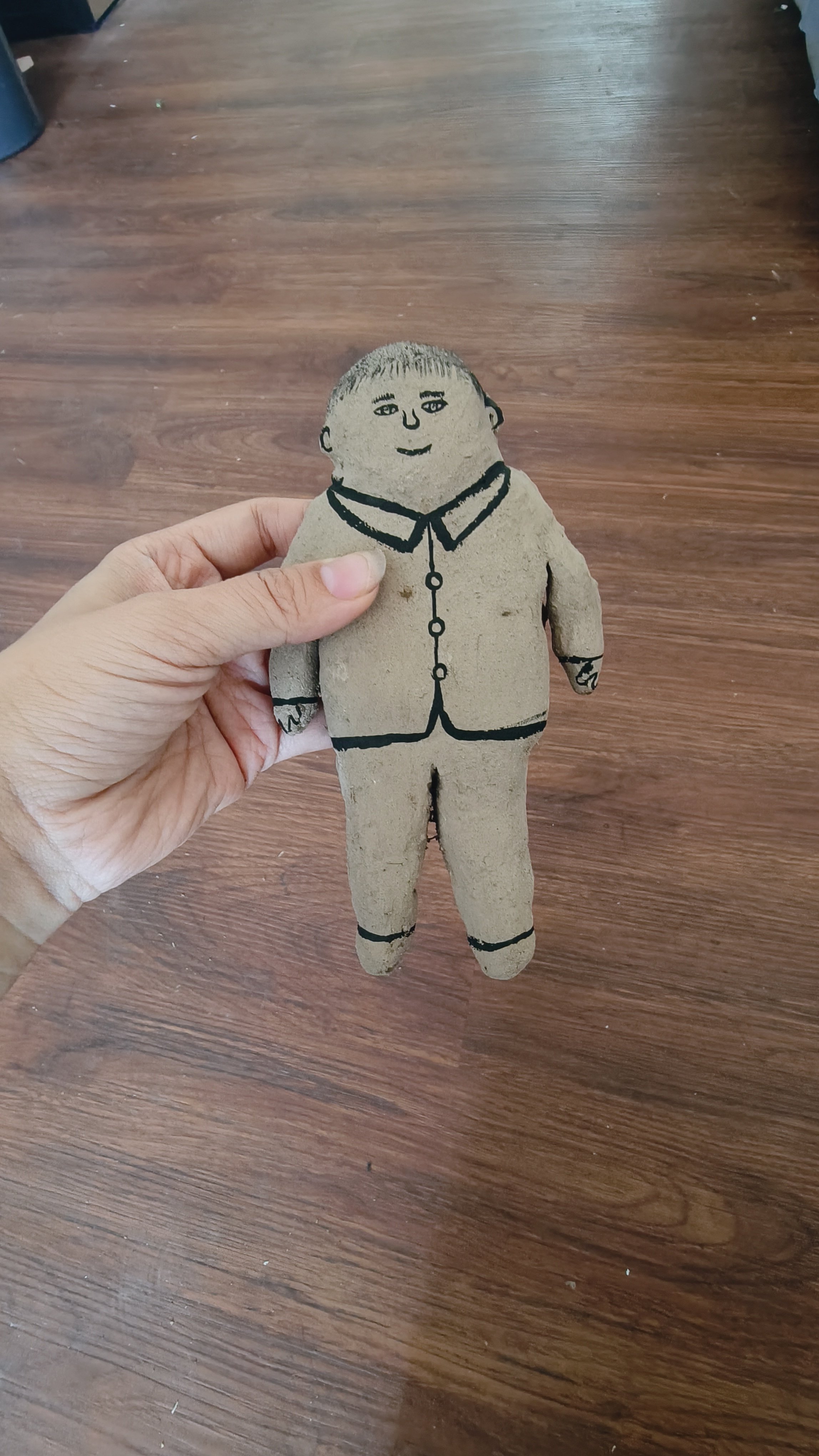 茅山道人手工制作娃娃 泥人解决一些问题