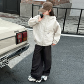 冲锋衣儿童夹克风衣外贸 洋气大童女孩春秋款 女童春装 外套2025新款