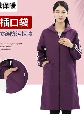 罩衣家用长袖家用防水工作服务