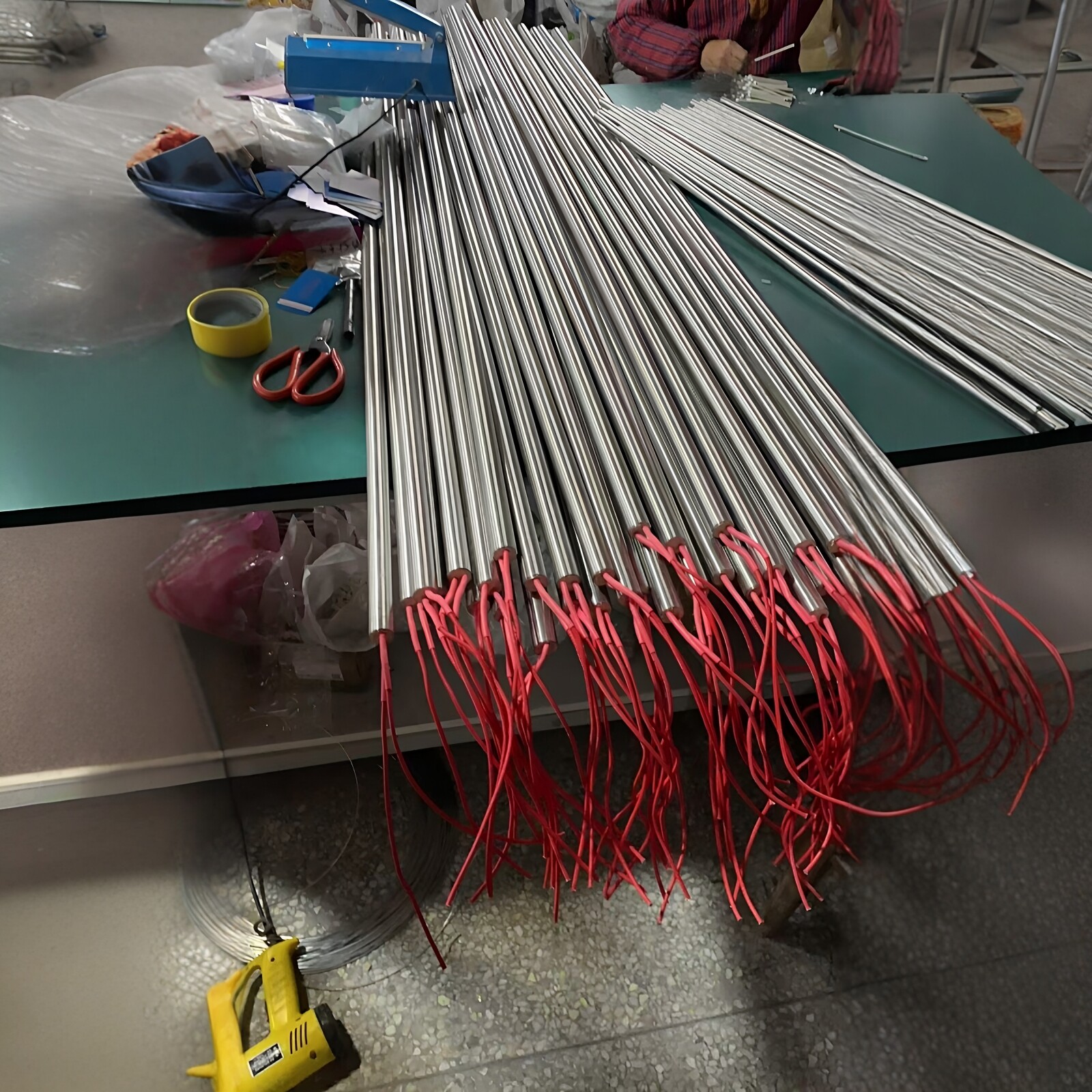 制袋机切袋机大功率高温加热管电热管15.8*800模具干烧单头加热棒