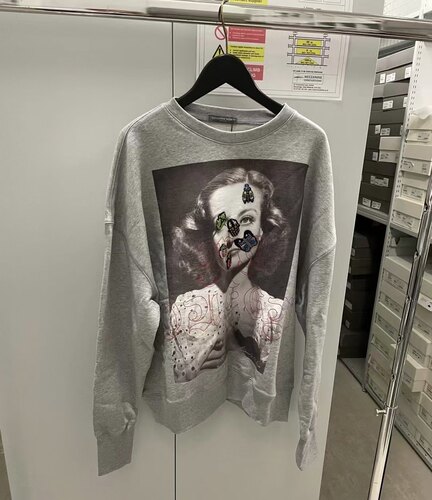 ALEXANDERMCQUEEN套头卫衣灰色