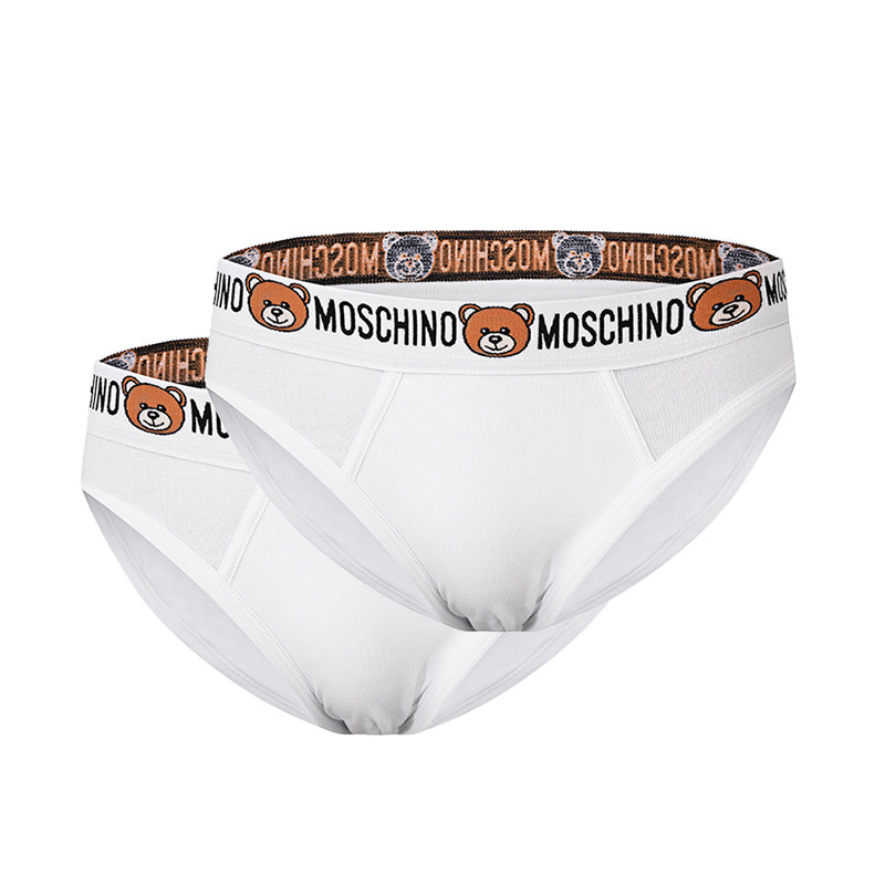 【两条装】MOSCHINO 莫斯奇诺 男士三角内裤短裤 A4746 8119,女士内衣/男士内衣/家居服,男三角内裤,淘宝优惠券,粉丝福利购,淘宝优惠卷