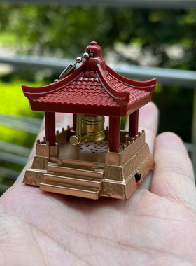 敲钟玩具撞钟发声挂件凉亭子敲钟摆件上班人解压神器创意整蛊玩具