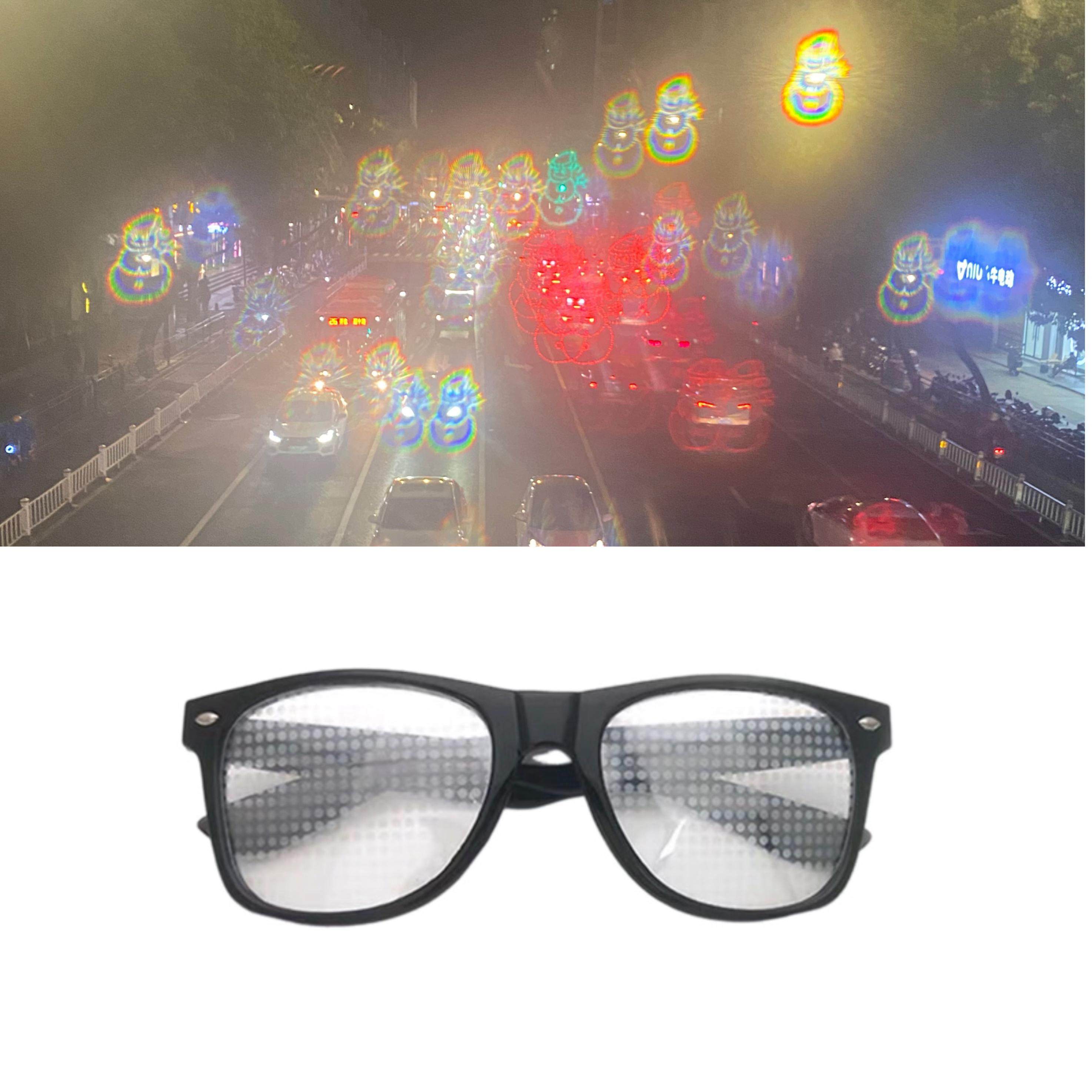 圣诞特效眼镜雪人氛围