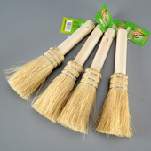 天然椰棕锅刷厨房用长柄软毛棕丝洗碗刷锅刷子不粘油清洁刷锅神器