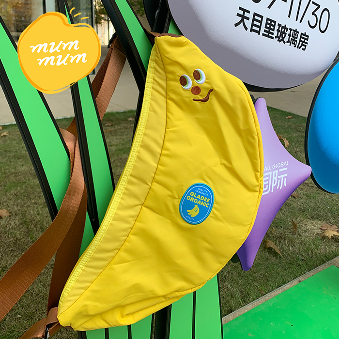 gladee单肩斜挎卡通适中单肩包