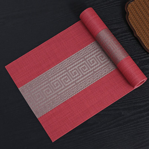 百品良红色桌旗节日喜庆高端中式