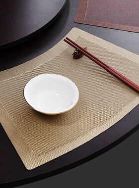 圆桌新中式扇形餐垫西餐垫防烫餐桌垫隔热垫餐布垫碗垫酒店饭桌垫