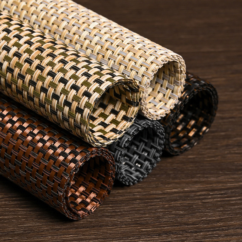 编织餐垫中式餐桌隔热垫高级感餐厅酒店西餐垫餐盘垫餐具垫布餐垫,餐饮具,餐垫,淘宝优惠券,粉丝福利购,淘宝优惠卷