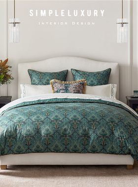 【简单的奢华】Elphaba 与绿意接轨 纯棉 床单被套枕套 装饰抱枕