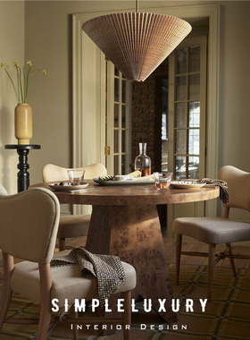 Pierce & Ward Pleated 设计师合作限定 印花褶皱棉 客厅餐厅吊灯