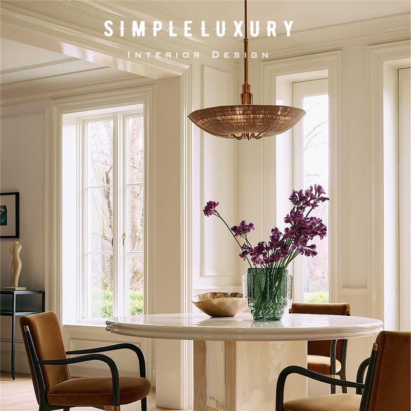 天然黄麻58cm餐厅岛台吊灯