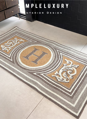 【简单的奢华】Wingate 豪宅富贵大气 可绣字母 防晒玄关入户地垫