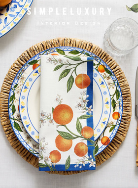 Mark D. Sikes Valencia 设计师合作限定 陶瓷西餐盘沙拉碟汤面碗