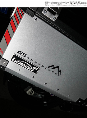 TUTU圖圖車貼 GS1200 F800水鸟ADV边箱个性装饰贴安全警示反光贴