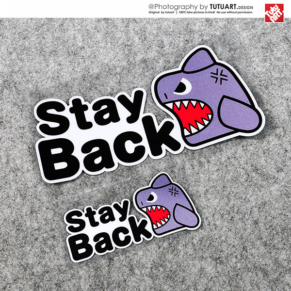 鲨鱼TUTU圖圖車STAYBACK车尾