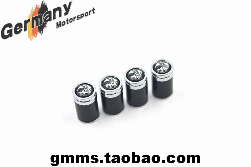 台湾产奔驰改装苹果树AMG车标黑色碳纤维轮胎气门嘴帽 气门芯套