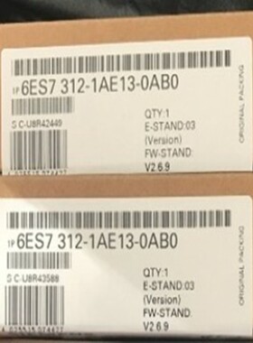 【议价】西门子6ES7312-1AE13-0AB0 全新CPU 312模块 6ES7 312-1A