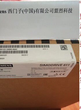 【议价】6SN1123-1AB00-0AA2西门子伺服驱动器6SN1123-1AB00-0AA2