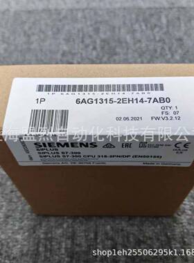 【议价】6ES7 315-2EH14-0AB0 西门子S7-300CPU模块6AG1315-2EH14