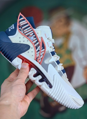 李宁BADFIVE反伍2 Low 男子专业轻量高回弹篮球鞋ABFR005-15