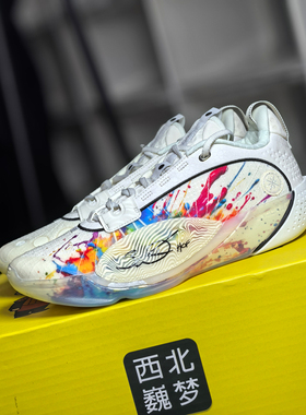 李宁韦德全城13ENCORE男子减震高回弹专业比赛篮球鞋ABAV047/043