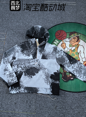 Nike耐克男羊羔绒保暖宽松运动休闲连帽半拉链套头卫衣DD5010-010