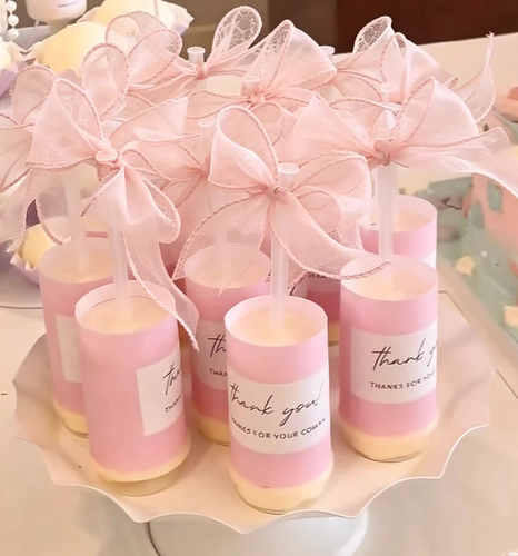 简约thankyou甜品台推推乐贴纸 多色系粉紫绿蓝婚礼生日布置贴