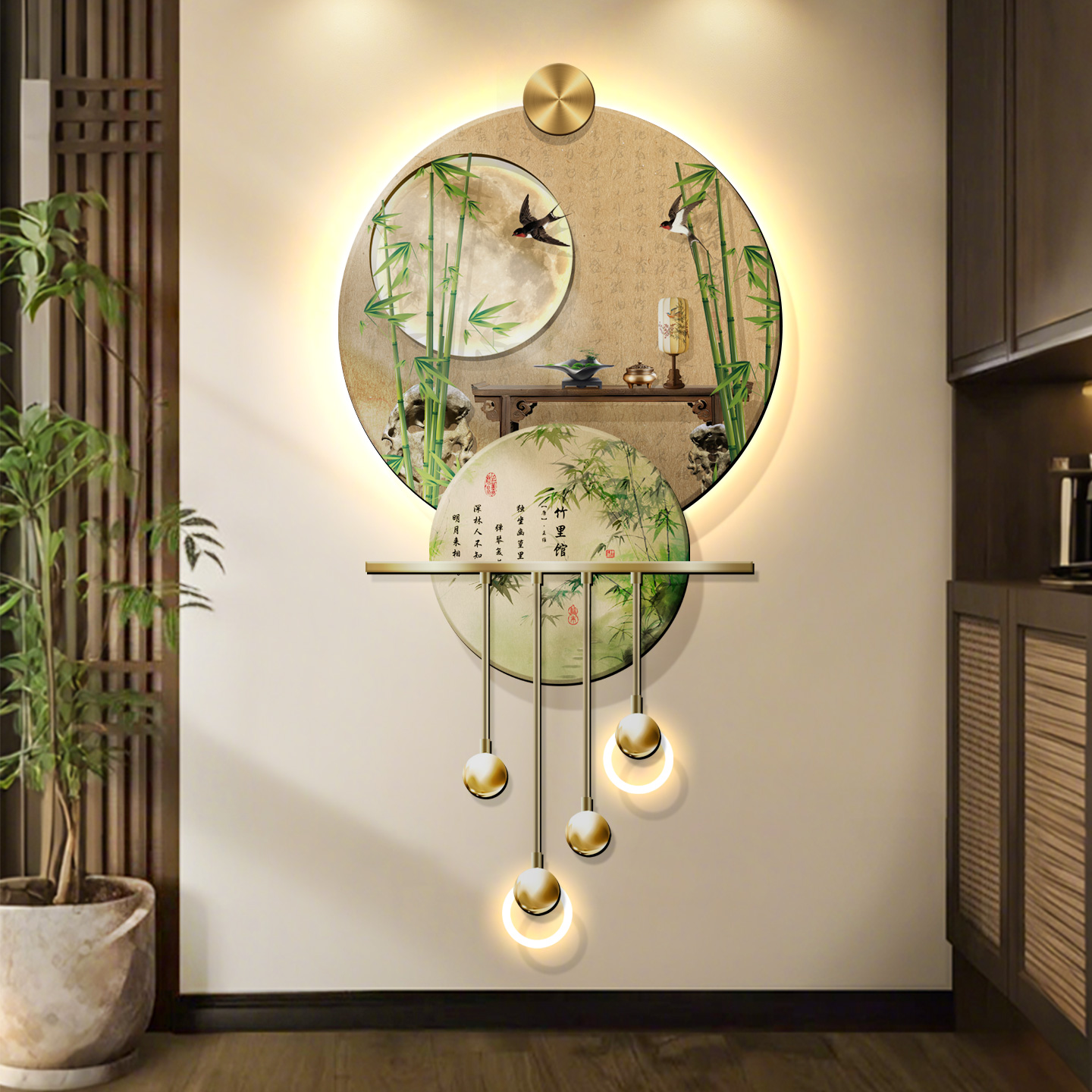 宋代美学客厅玄关装饰画