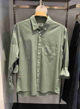 正品佐丹奴男衬衣 弹力棉长袖春款衬衣男士休闲衬衫01042002