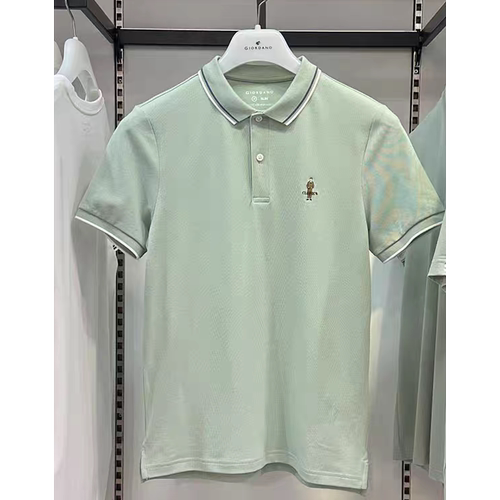 品佐丹奴 Polo衫男 翻领T恤刺绣图案纯色多色常规短袖01015260