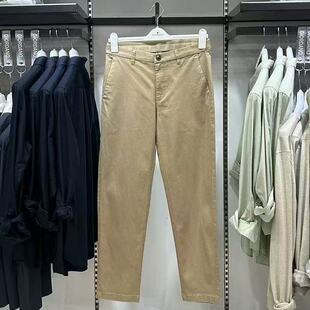 正品 佐丹奴男裤 25新款秋冬季修身弹力棉纯色休闲长裤01115027