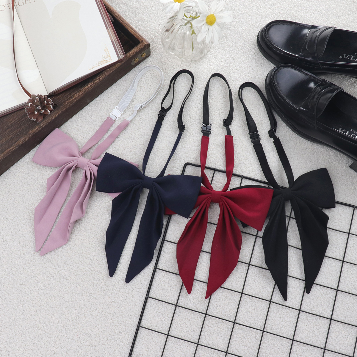 海之歌jk雪纺领结小物