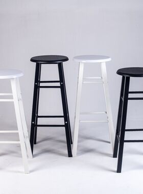 High stool household foldable bar chair, leisure bar counter